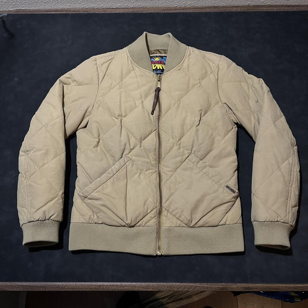 Bauer Down Skyliner Jacket Eddie Bauer Womens Small Vintage 1936 Quilted Bomber